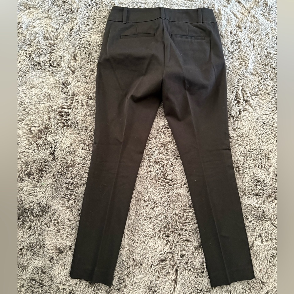 LOFT Modern Skinny Ankle Black Dress Pants